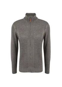 Strickjacke Blend "Strickjacke BHOteros" Gr. M, grau (pewter mix) Herren Strickjacken