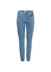 5-Pocket-Jeans Pulz Jeans "5-Pocket-Jeans PZMelina" Gr. 31, Länge 32, blau (light blue denim) Damen Jeans