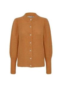 Strickjacke Pulz Jeans "Strickjacke PZAstrid" Gr. XL, braun (tobacco brown) Damen Strickjacken