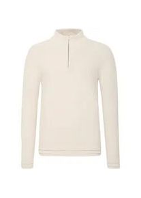 Troyer Casual Friday "Troyer CFKARL halfzip structured knit" Gr. XXL, beige (rainy day) Herren Pullover