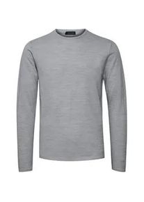 Strickpullover Casual Friday "Strickpullover CFKent" Gr. M, grau (light grey melange) Herren Pullover