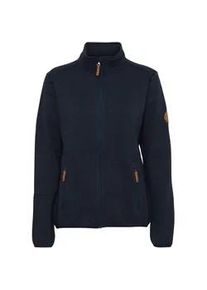 Fleecejacke North Bend "Fleecejacke NBSamana" Gr. 38, blau (navy blazer) Damen Jacken