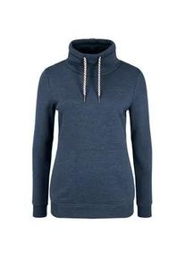 Hoodie oxmo "Hoodie OXVimpa" Gr. L, blau (ins blue m) Damen Sweatshirts