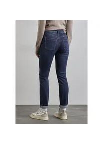 Comfort-fit-Jeans Street One Gr. 33, Länge 30, blau (dark indigo washed) Damen Jeans High Waist