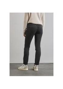 Slim-fit-Jeans Street One Gr. 31, Länge 32, black slightly washed Damen Jeans aus Baumwolle mit Stretchanteil