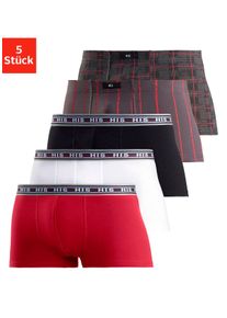 H.I.S. Hipster H.I.S, Herren, Gr. S, rot, Jersey, Obermaterial: 95% Baumwolle, 5% Elasthan, unifarben, körpernah, Unterhosen, knapp sitzende Boxershorts aus Baumwoll-Stretch