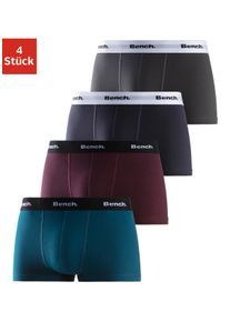 Hipster Bench., Herren, Gr. S, bunt (navy, bordeaux, petrol, anthrazit), Jersey, Obermaterial: 95% Baumwolle, 5% Elasthan, unifarben, körpernah, Unterhosen, knapp sitzende Boxershorts aus Baumwollmischung