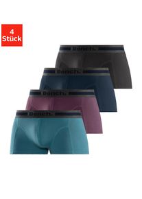 Hipster Bench., Herren, Gr. S, bunt (blau, bordeaux, anthrazit, petrol), Jersey, Obermaterial: 95% Baumwolle, 5% Elasthan, unifarben, körpernah, Unterhosen Hipster-Panty, knapp sitzende Boxershorts aus Baumwollmischung