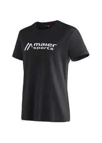 Funktionsshirt Maier Sports "MS Tee M" Gr. 48, schwarz Herren Shirts Vielseitiges Rundhalsshirt aus elastischem Material