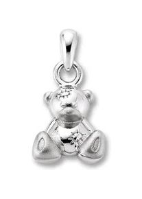 Ketten-Anhänger ONE ELEMENT "Teddybär Anhänger aus 925 Silber" Schmuckanhänger Gr. Silber 925 (Sterlingsilber), silberfarben (silber) Mädchen Damen Silber Schmuck Teddybär