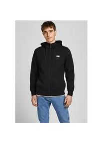 Jack & Jones Kapuzensweatjacke JACK & JONES "AIR SWEAT ZIP HOOD" Gr. XS, schwarz Herren Sweatjacken