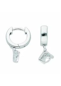 Paar Creolen ADELIA ́S "Damen Silberschmuck" Ohrringe Gr. Damen, Silber 925 (Sterlingsilber), silberfarben (silber) Damen 925 Sterling Silber Silberschmuck für