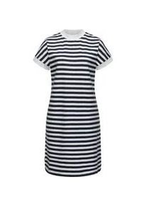 Shirtkleid Ragwear "Katchi Stripes" Gr. L (40), Normalgrößen, blau (navy) Damen Kleider Lässiges gestreiftes Sommerkleid