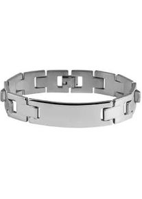 Edelstahlarmband ADELIA ́S "Herren Armband aus Edelstahl 19,5 cm" Armbänder Gr. 19,5, Edelstahl, silberfarben (silber) Herren