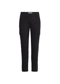 Cargohose oxmo "Cargohose OXPALER" Gr. 38, N-Gr, schwarz (true schwarz) Damen Hosen