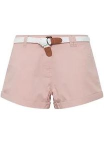 Cargoshorts oxmo "Chinoshorts OXChanett" Gr. 40, N-Gr, rosa (pale mauve) Damen Hosen