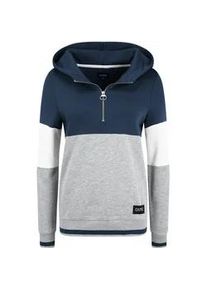 Kapuzenpullover oxmo "Hoodie OXOmara" Gr. XS, blau (insignia blue) Damen Sweatshirts