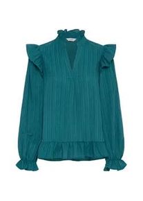 Longbluse B.Young "Tunika BYJULIANA LS BLOUSE -" Gr. 36, blau (reflecting pond) Damen Blusen