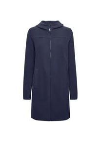 Fleecejacke oxmo "Fleecejacke OXFine" Gr. S, blau (total eclipse) Damen Jacken