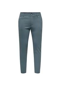 Only & Sons Chinohose ONLY & SONS "ONSMARK SLIM GW 0209 PANT NOOS" Gr. 32, Länge 30, grau (stormy weather) Herren Hosen