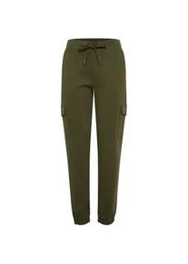 Cargohose oxmo "Cargohose OXHenni" Gr. L, N-Gr, grün (ivy grün) Damen Hosen