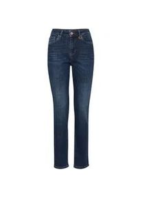 Röhrenjeans Pulz Jeans "Rhrenjeans PZLiva" Gr. 29, Länge 30, blau (dark blue denim) Damen Jeans