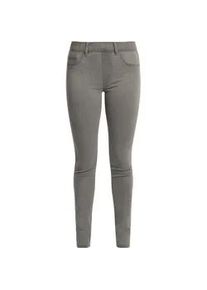 Bequeme Jeans oxmo "Jeans Hose OXGesine" Gr. 34, Länge 32, grau (pewter) Damen Jeans