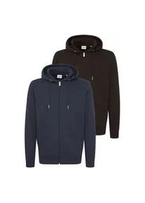 !Solid Sweatjacke SOLID "Sweatjacke SDColineareg" Gr. XXXL, blau (navy, schwarz) Herren Sweatjacken