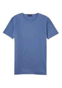 T-Shirt OLYMP "Casual" Gr. L, blau (rauchblau) Herren Shirts