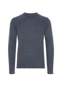 Strickpullover Blend "Strickpullover BHTaavi" Gr. XXXL, blau (dress blaus) Herren Pullover