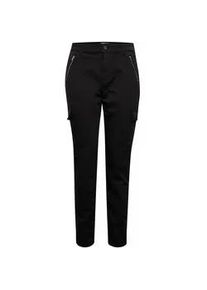 Cargohose Pulz Jeans "Cargohose PZRosita" Gr. 40, N-Gr, schwarz (schwarz beauty) Damen Hosen