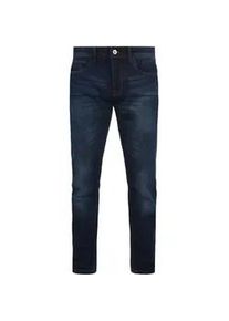 5-Pocket-Hose INDICODE "5-Pocket-Jeans IDQuebec" Gr. 33, Länge 34, blau (dunkelblau) Herren Hosen