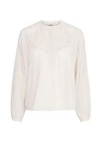 Langarmbluse B.Young "Langarmbluse BYIULIA BLOUSE -" Gr. 38, beige (birch) Damen Blusen