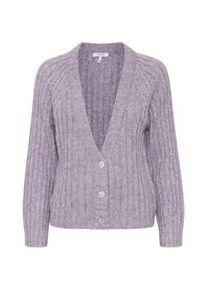 Strickjacke B.Young "Strickjacke BYOksana" Gr. M, lila (dusk melange) Damen Strickjacken