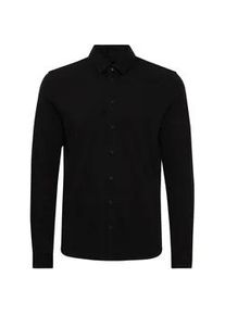 Langarmhemd Casual Friday "Langarmhemd CFArthur" Gr. XXXL, schwarz (schwarz beauty) Herren Hemden