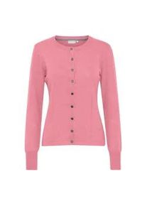 Strickjacke Pulz Jeans "Strickjacke PZSara" Gr. L, rosa (pink carnation melange) Damen Strickjacken