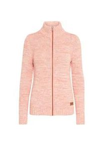 Strickjacke oxmo "Strickjacke OXPhenix" Gr. M, rosa (powder ros) Damen Strickjacken