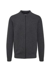 Sweatjacke INDICODE "Sweatjacke IDBronte" Gr. M, grau (charcoal mix) Herren Sweatjacken