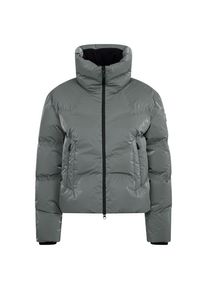 Sportalm Daunenskijacke mit Kragen Skijacke Damen (Gr 48 |grau |wasserdicht)