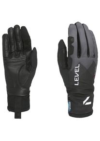 Level Back XC Plus Handschuhe Herren (Gr S |schwarz/grau |wasserdicht)