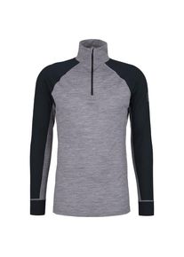 Merinounterwäsche Stoic Merino180 BengtSt. Half Zip Herren (Gr XS |grau)
