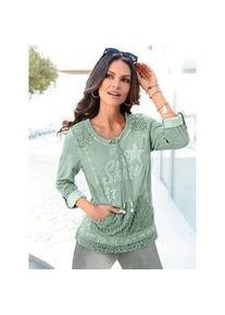 Langarmshirt Inspirationen "Shirt" Gr. 46, grün (mint) Damen Shirts