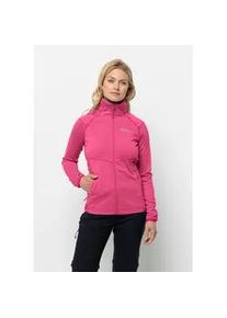 Fleecejacke Jack Wolfskin "FORTBERG FZ W" Gr. L (42/44), pink (cameopink) Damen Jacken