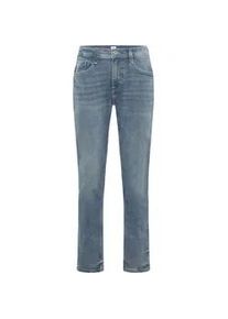 Slim-fit-Jeans Mustang "Style Oregon Slim" Gr. 33, Länge 32, blau (403 mittelblau) Herren Jeans