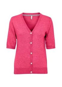 Strickjacke Pulz Jeans "Strickjacke PZSara" Gr. XS, pink (pink yarrow melange) Damen Strickjacken