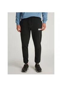 Jogginghose Tommy Jeans "TJM SLIM ENTRY SWEATPANT" Gr. XL, N-Gr, schwarz Herren Hosen mit Logo