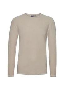 Strickpullover INDICODE "Strickpullover IDKarpo" Gr. M, grau (fog) Herren Pullover