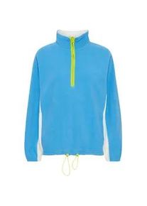 Fleecejacke THEJOGGCONCEPT "Fleecejacke JCClara" Gr. S, blau (malibu mix) Damen Jacken