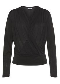 Lascana Langarmshirt schwarz Gr. 32/34 für Damen