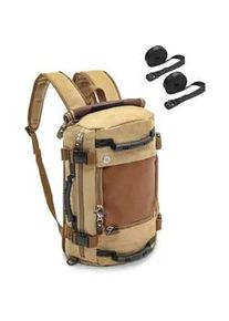 Rucksack passend für Chopper / Custombike inkl. Spanngurte VG6 braun CB27606